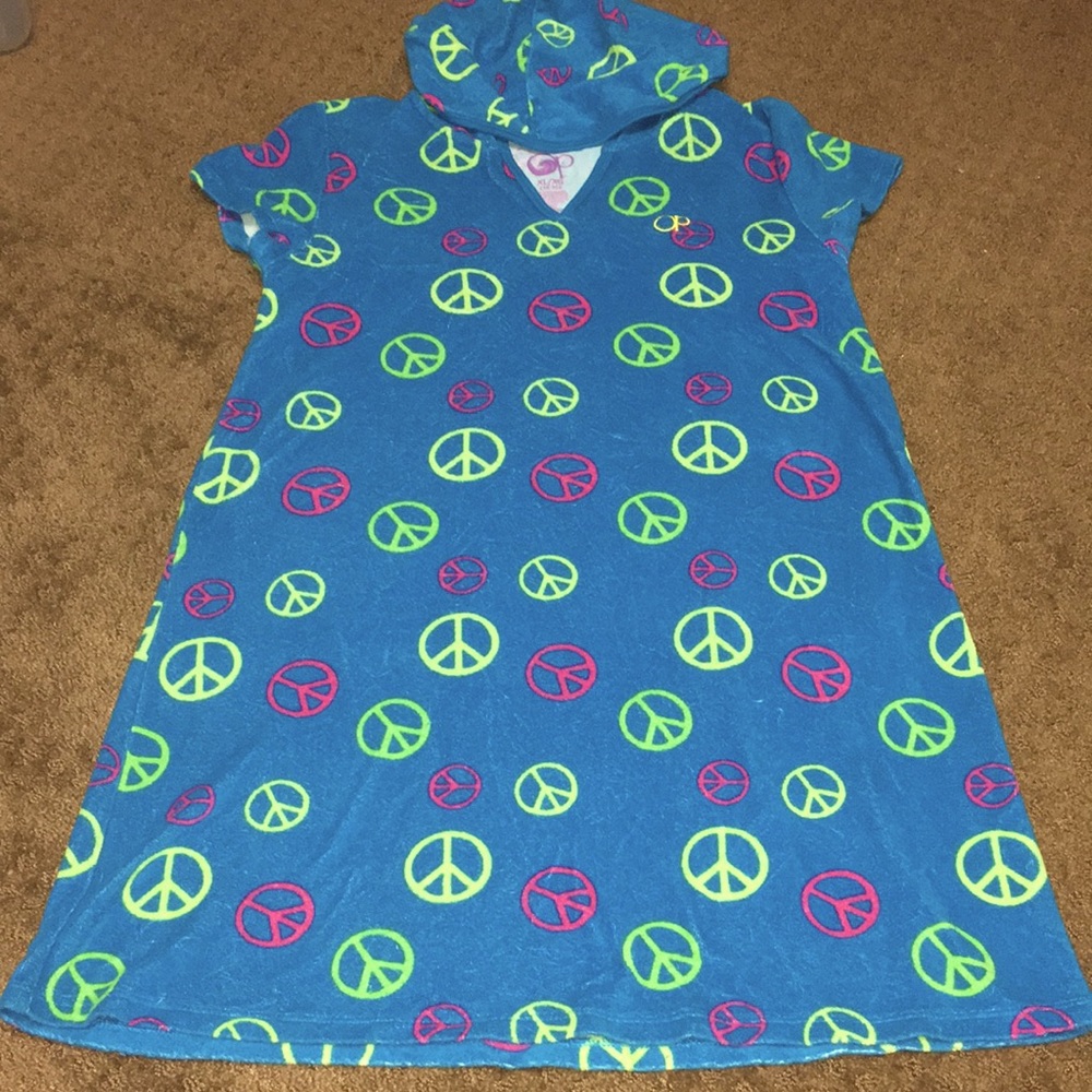 Swim cover up Girls size 14- 16 bathing suit beach pool EUC